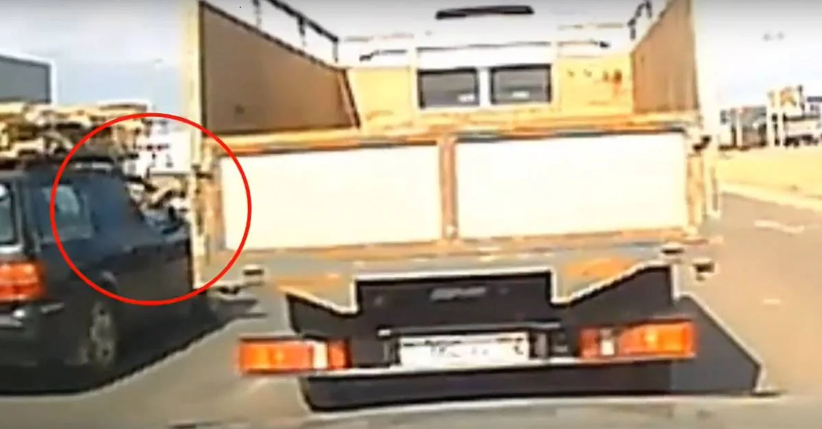 Кадр видео с места происшествия