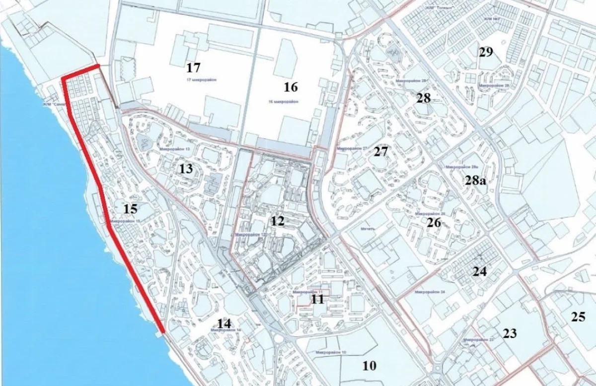 Карта перекрытия дороги