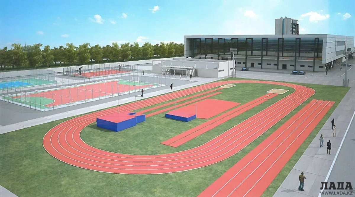 Проект дворца спорта в Актау