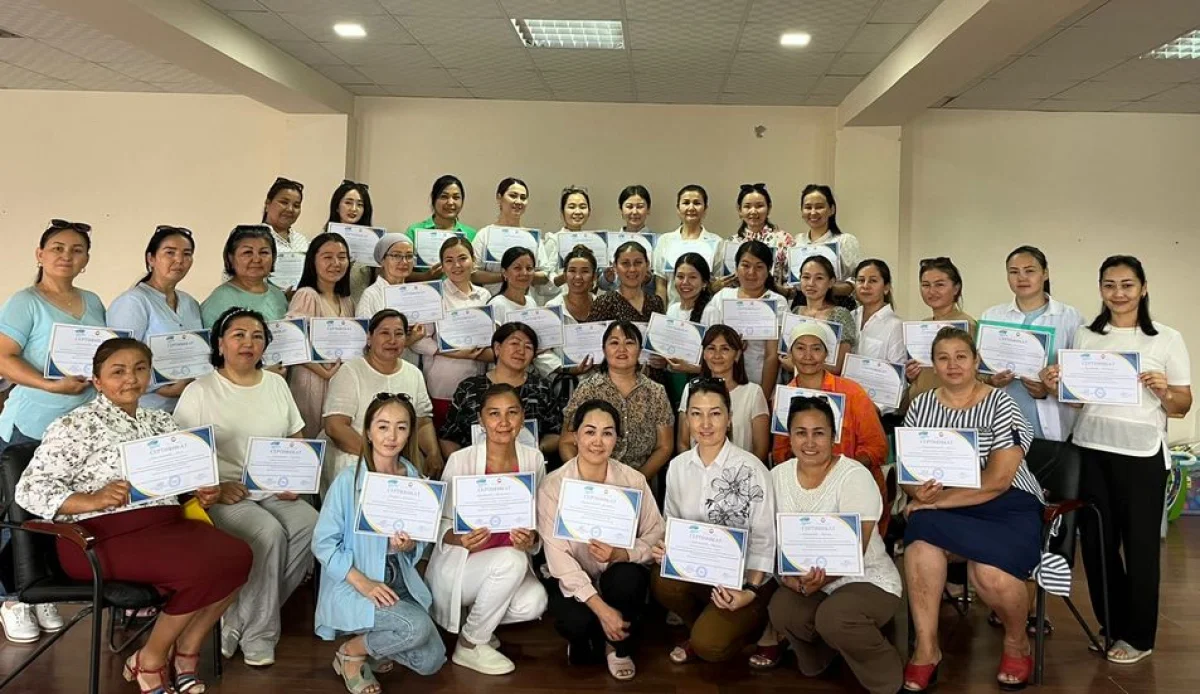 Участники тренинга. Фото предоставлено Г.Карабалиной