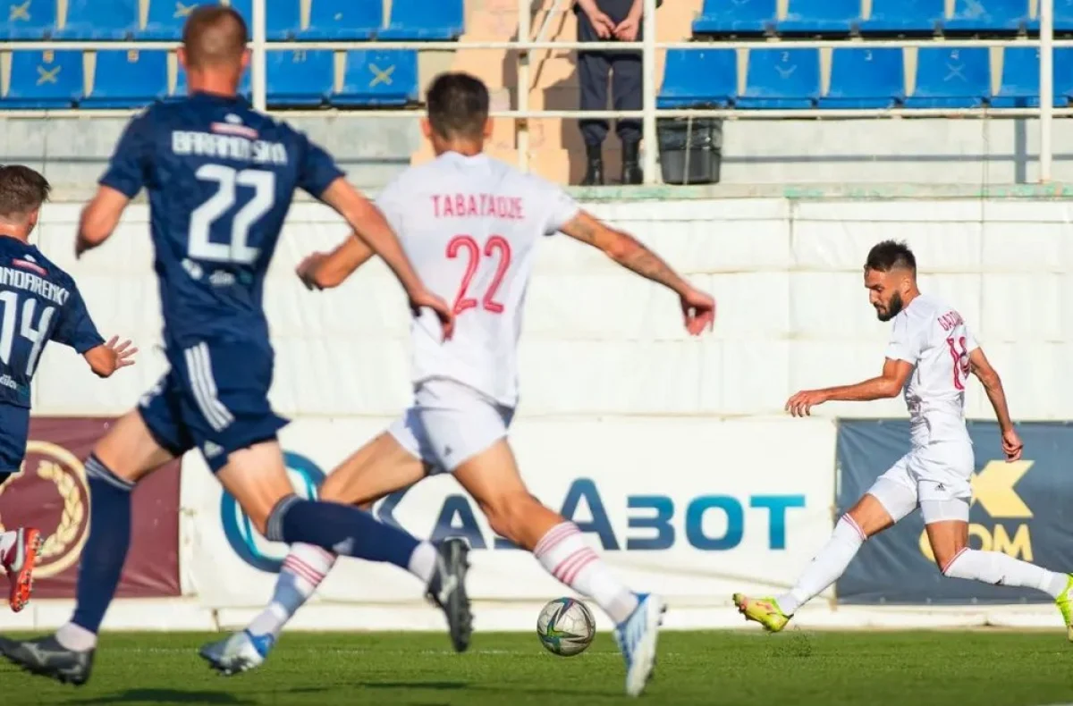 Матч «Каспий»-«Акжайык». Фото пресс-службы «Акжайыка»