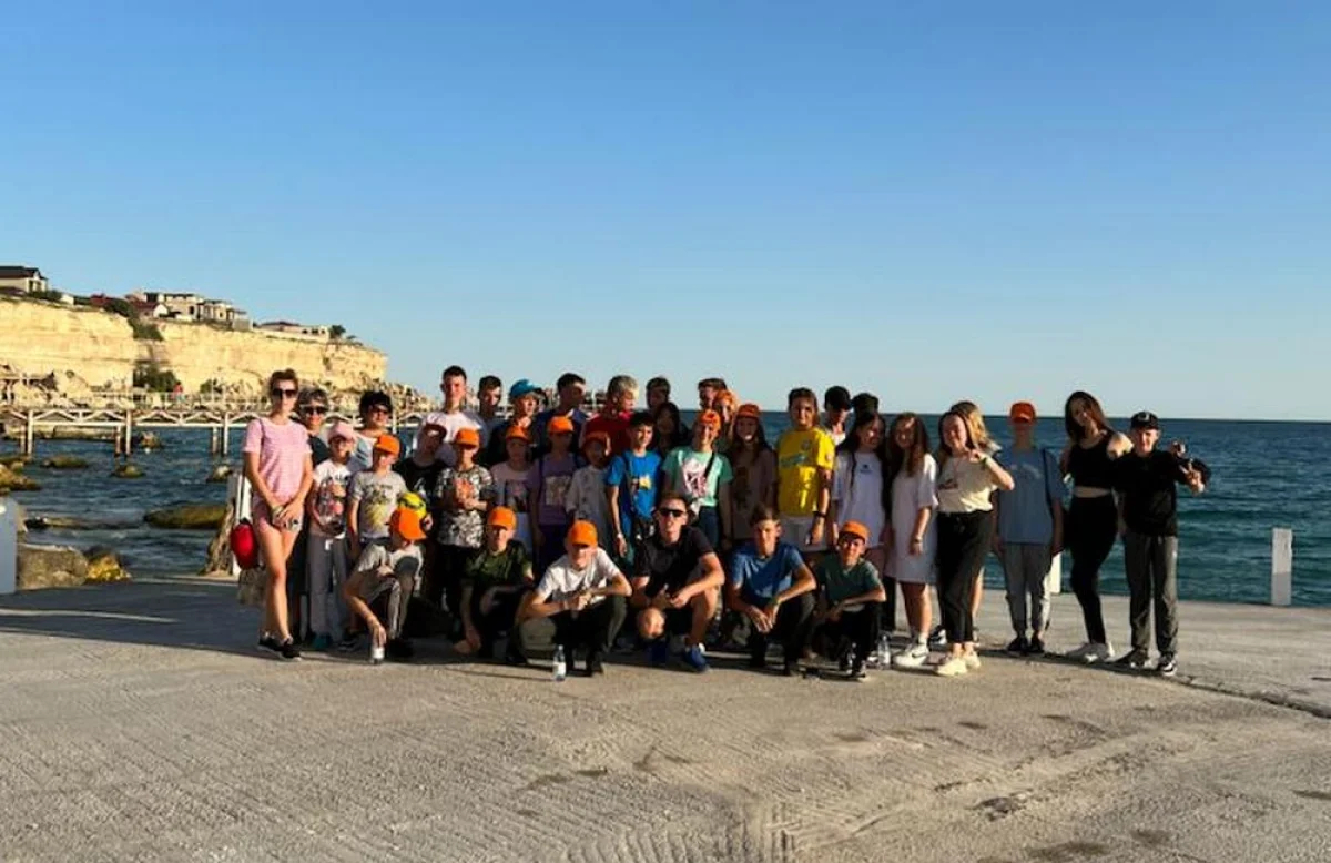 Воспитанникам детдомов из Павлодара в Актау. Фото организаторов