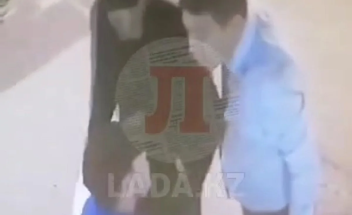 Кадр видео с места происшествия