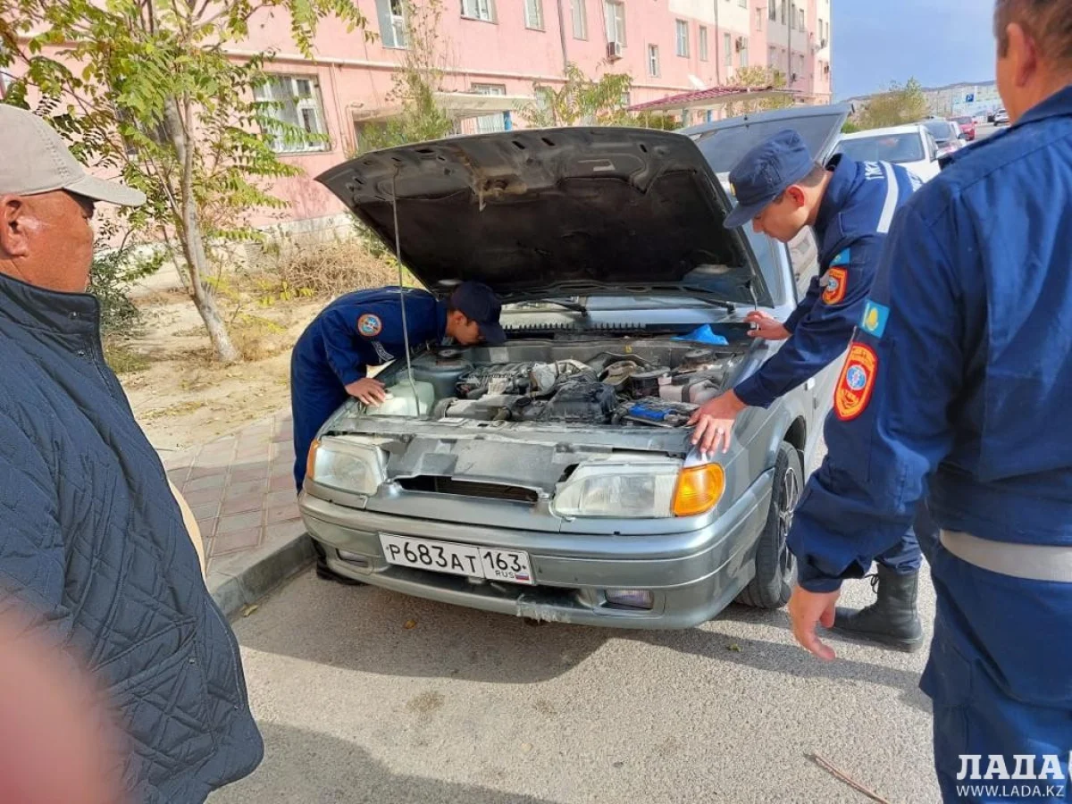 Фото ДЧС Мангистауской области