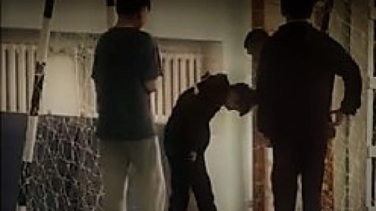 Кадр видео, снятого школьниками