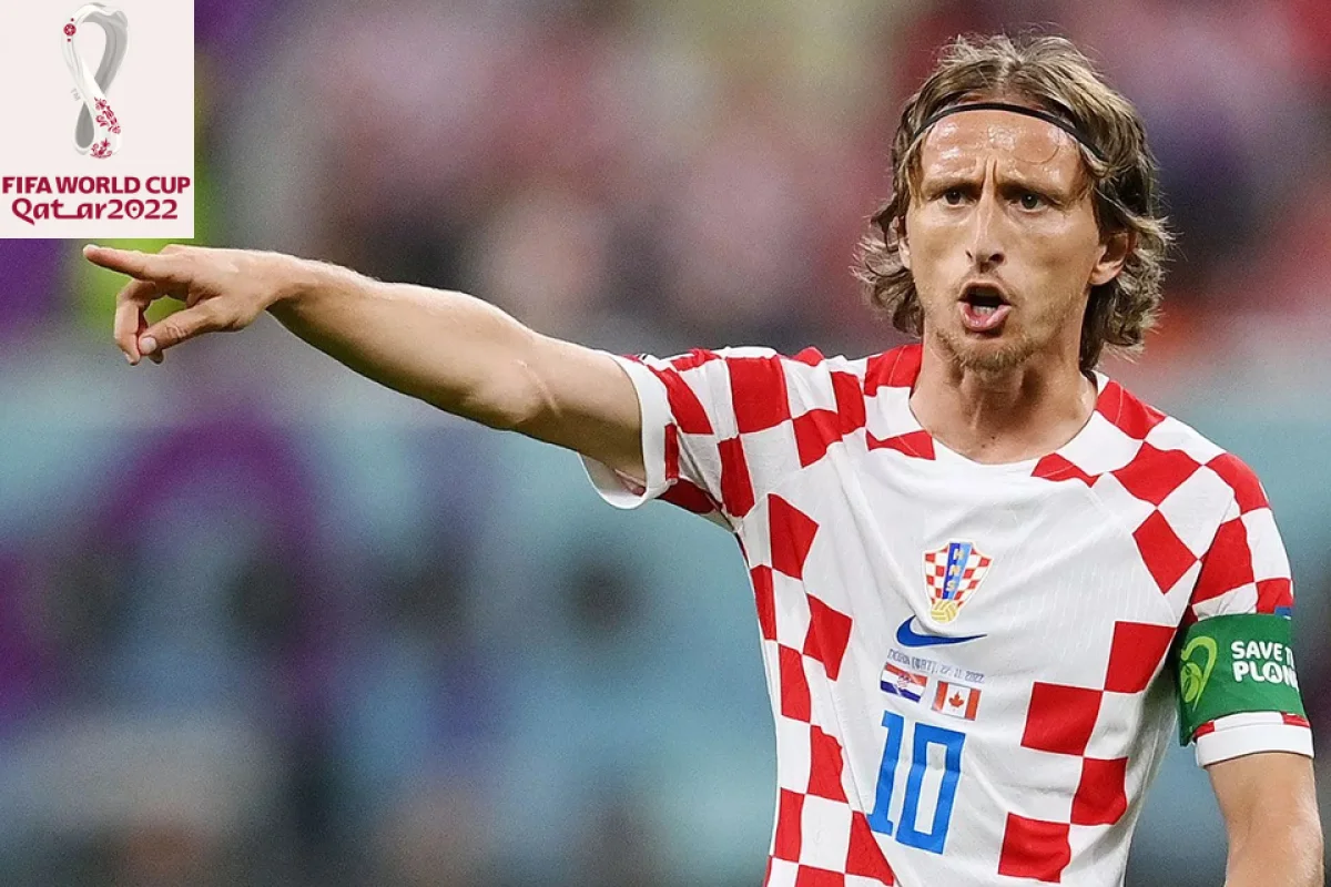 Модрич показывает бельгийцам, в какой стороне аэропорт