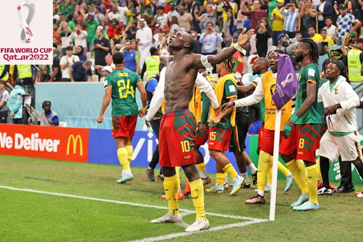 Венсан Абубакар из Камеруна забил бразильцам и... удалился с поля