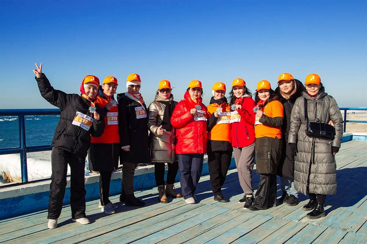 Зимний забег «Caspian Marathon»