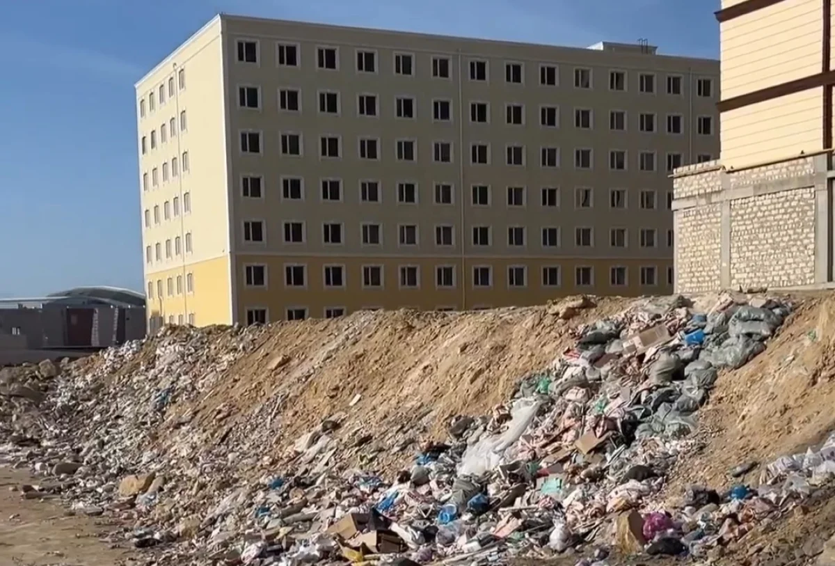 Свалка в Актау
