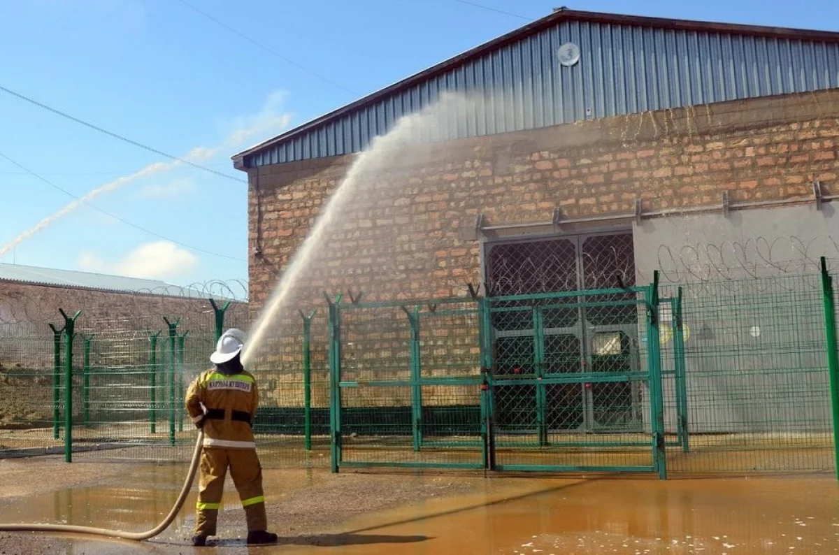 Фото предоставили в ДЧС Мангистауской области