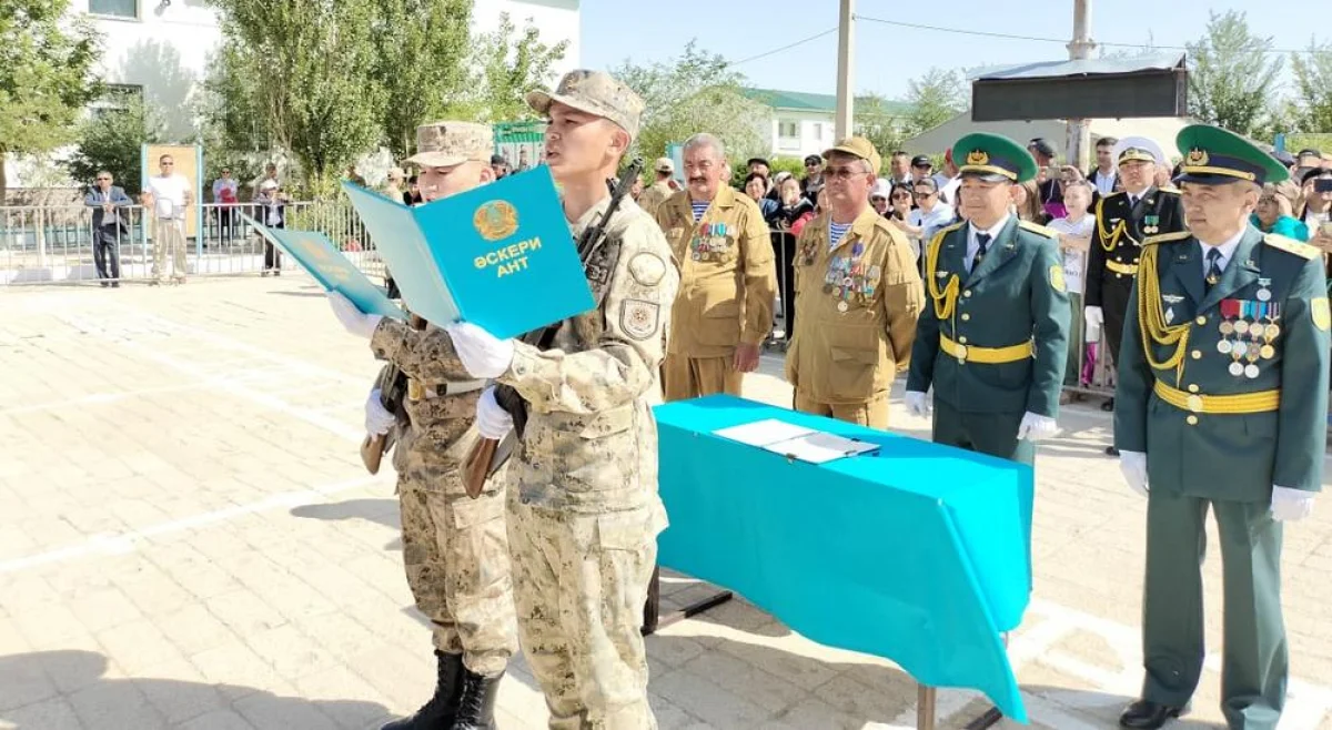 Принесение клятвы. Фото предоставлено А.Жаналиповым