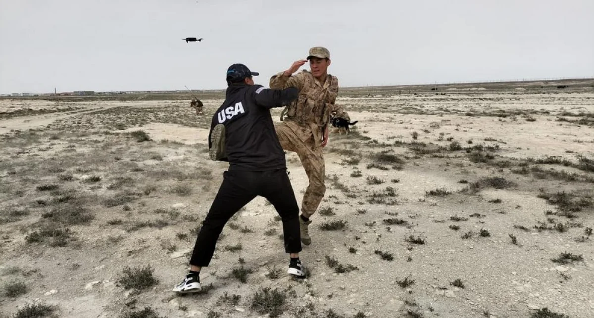 Задержание условного противника. Фото предоставлено А.Жаналиповым