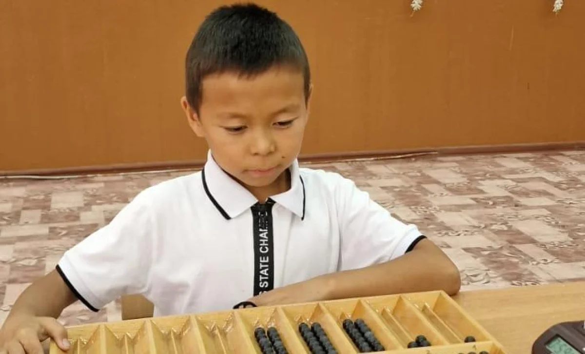 Юный призёр турнира. Фото предоставлено Г.Жакиевой