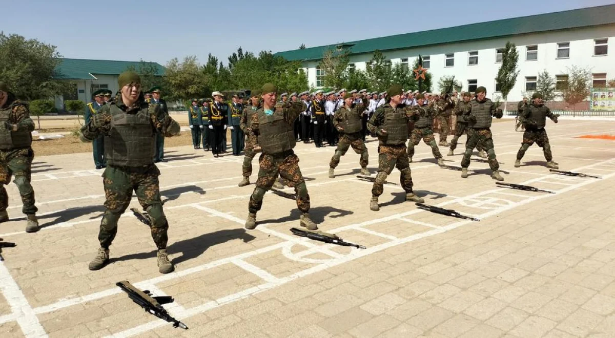 Подразделение спецназа. Фото предоставлено А.Жаналиповым