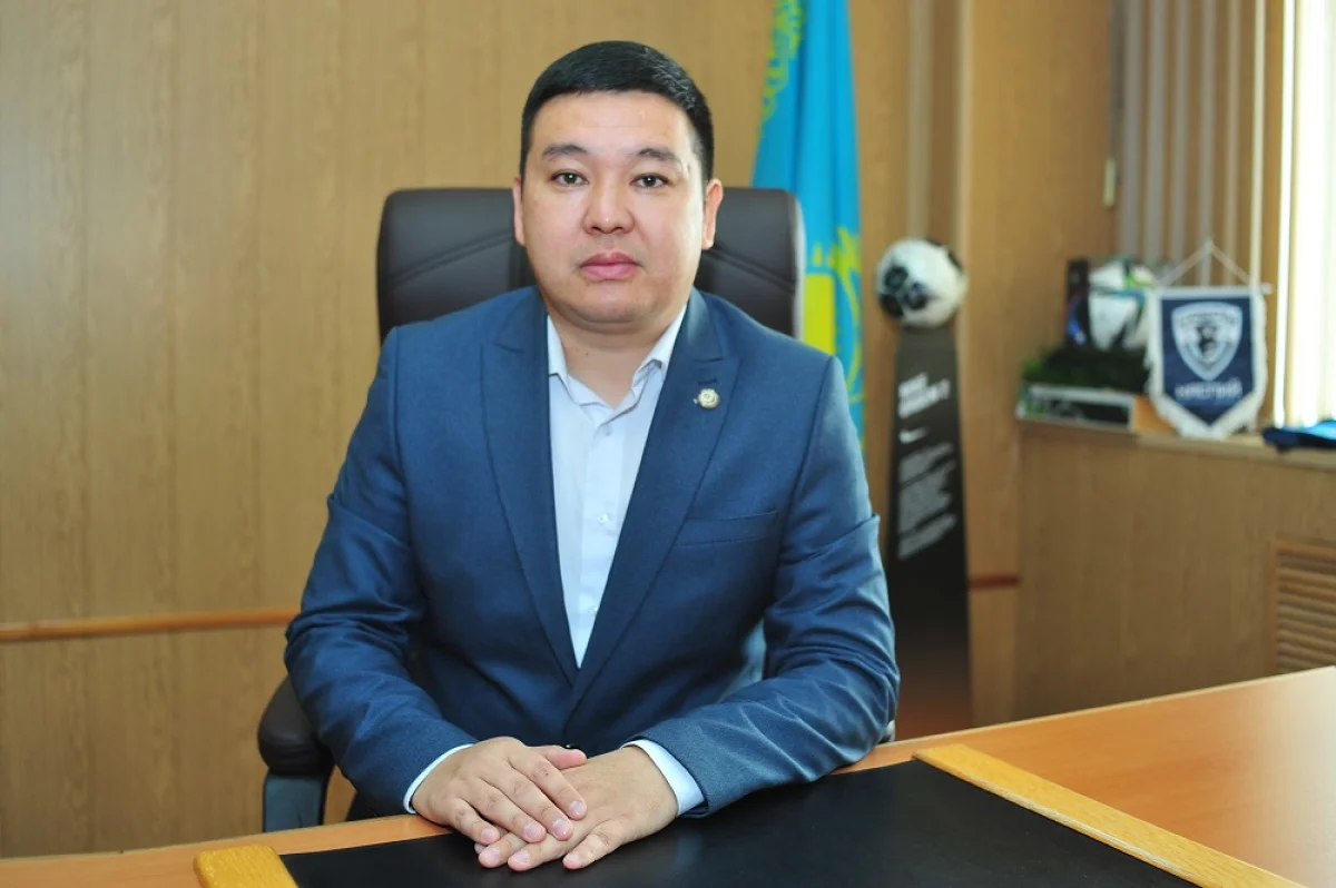 Руководитель футбольного клуба «Каспий» Марат Такенов