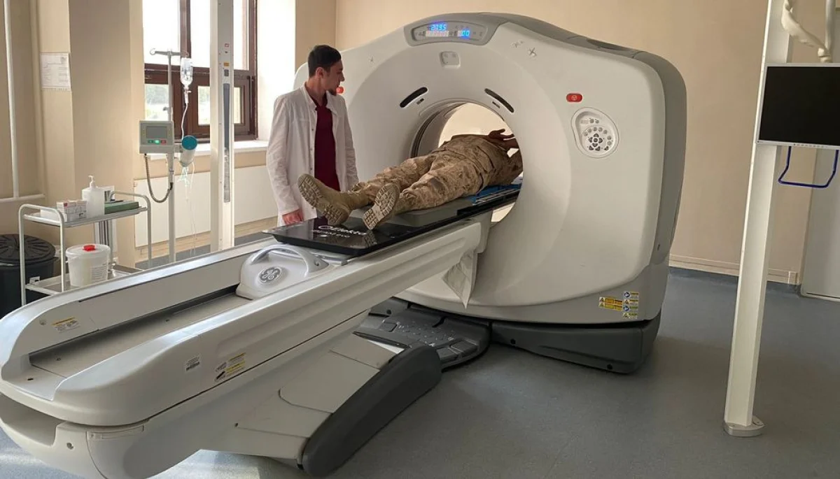 Обследование на томографе. Фото предоставлено прес-службой центра