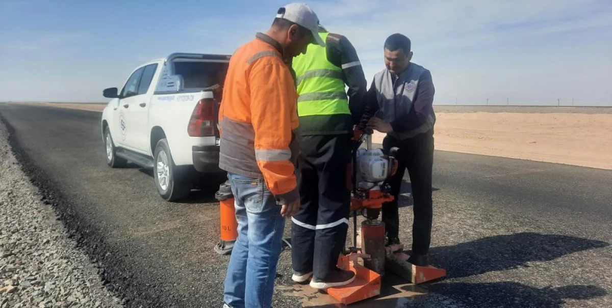 Проверка покрытия. Фото предоставлено пресс-службой филиала