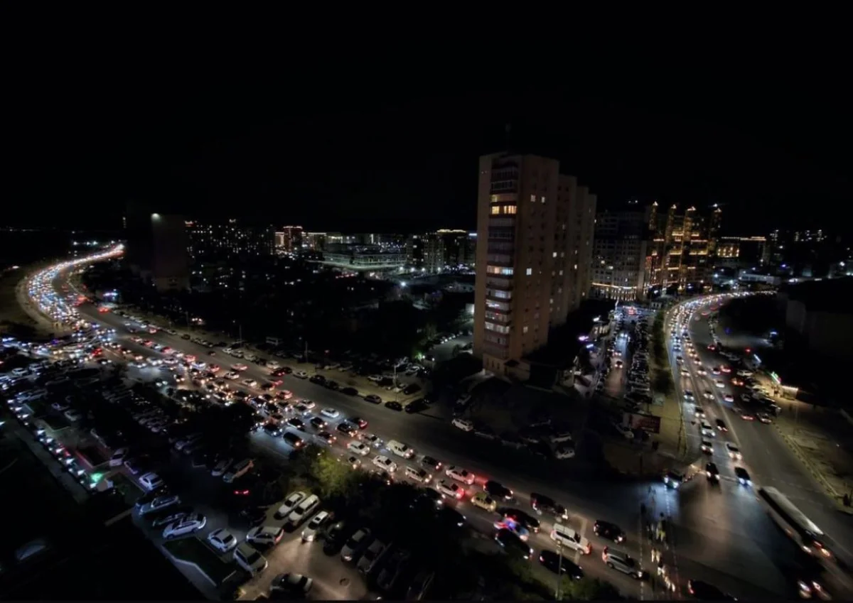 Пробка в Актау