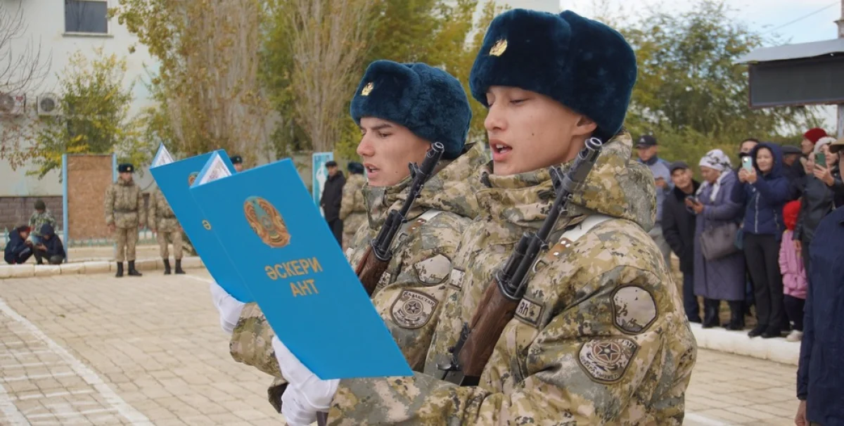 Принятие присяги. Фото предоставил А.Жаналипов