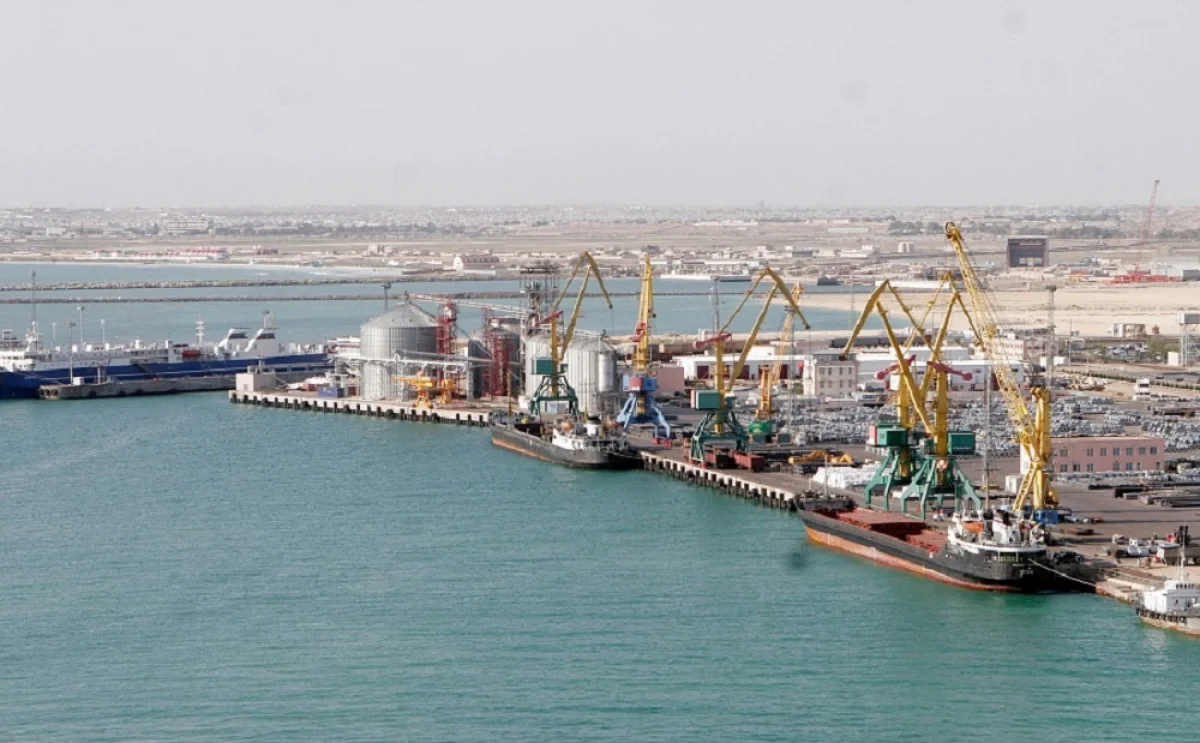 Фото морского порта Актау