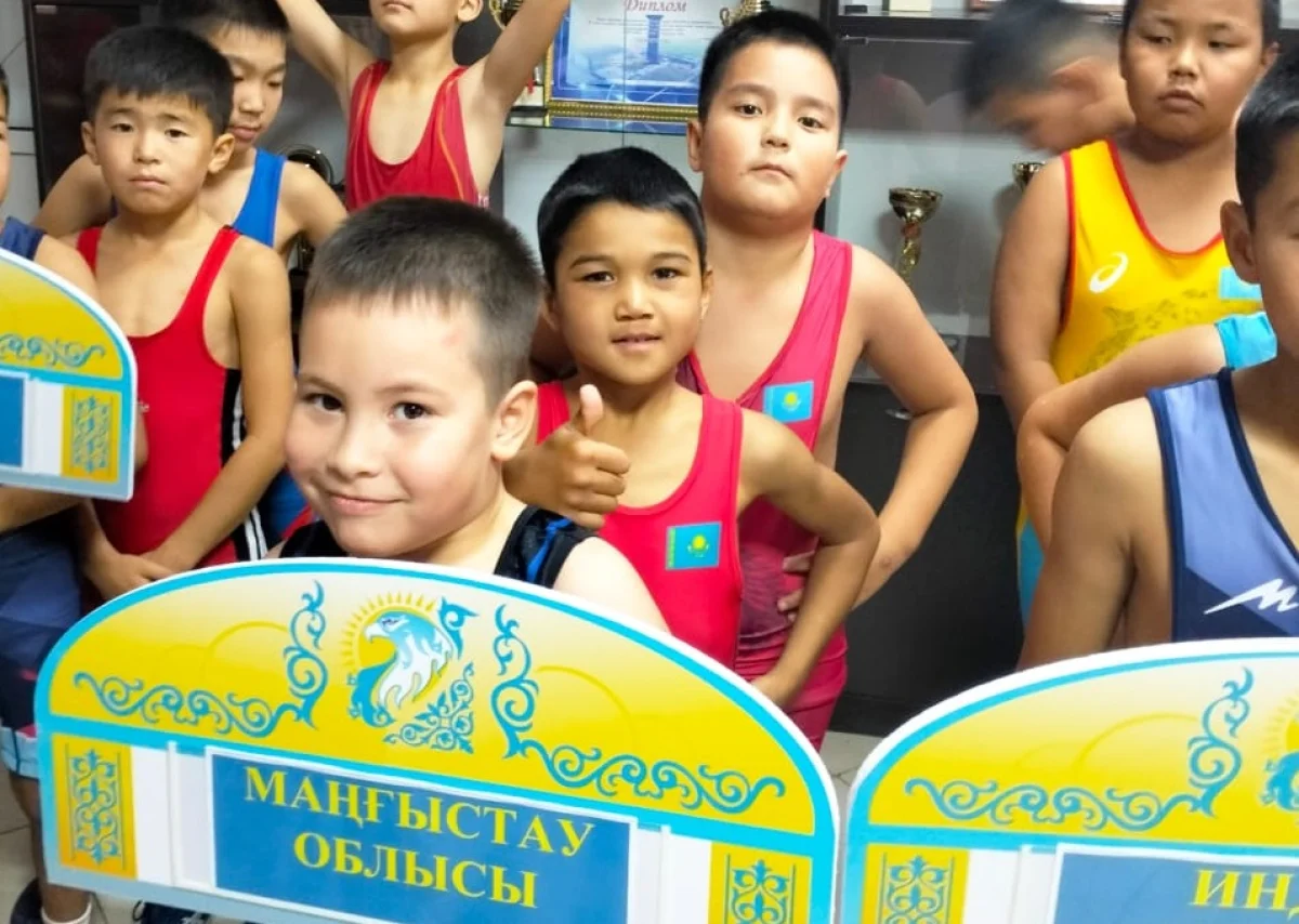 Фото предоставлено Мангистауской областной детско-юношеской спортивной школы олимпийского резерва (МОСДЮШОР) по вольной борьбе.