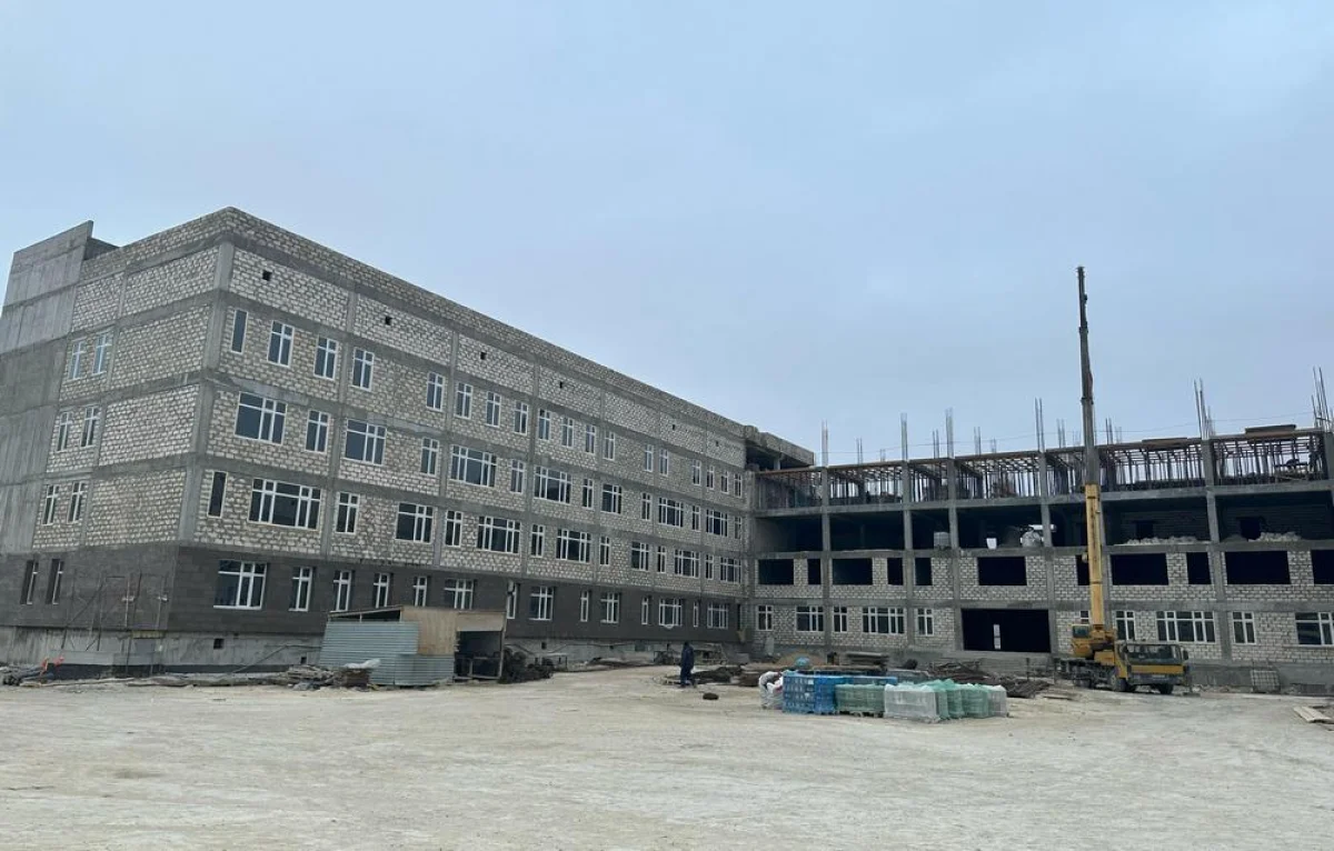 Новая школа на 1200 мест. Фото предоставили в городском акимате