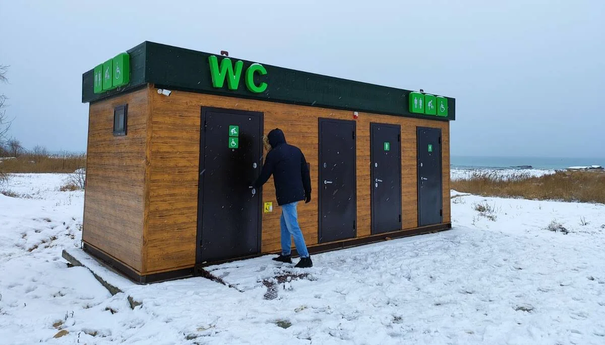 Неработающий туалет. Фото местных жителей