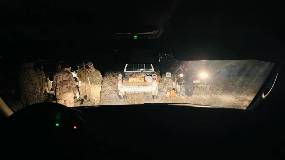 Браконьерское снаряжение. Фото предоставил М.Каратауов