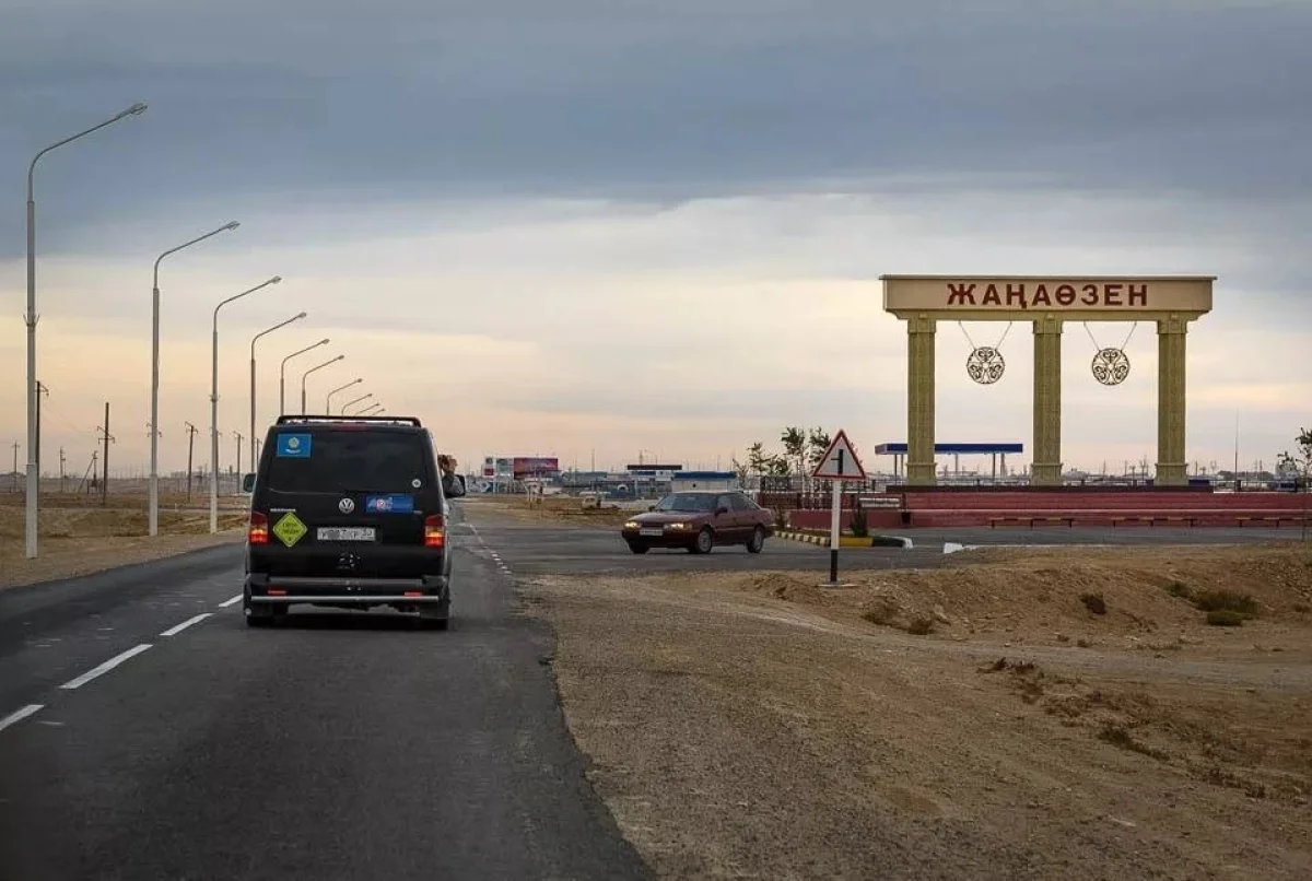 Въезд в Жанаозен. Фото с сайта visitmangystau.kz