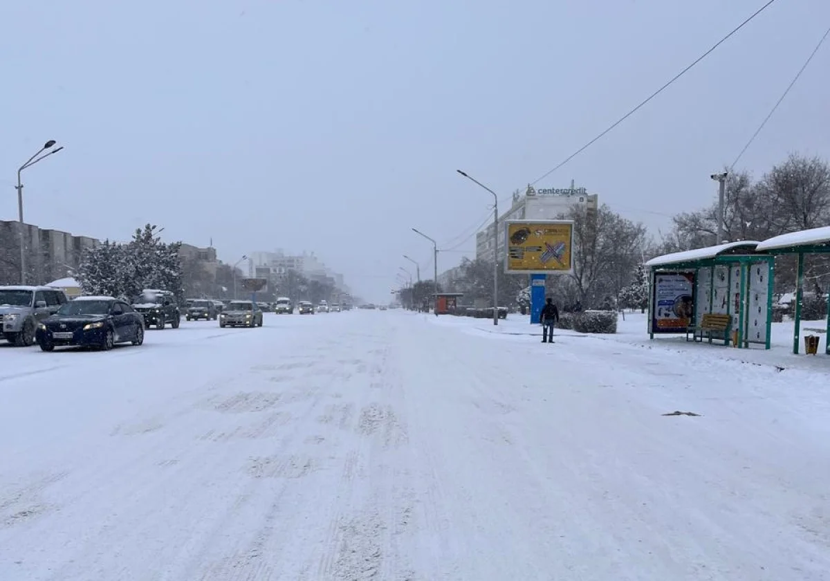 Заснеженная дорога. Фото автора