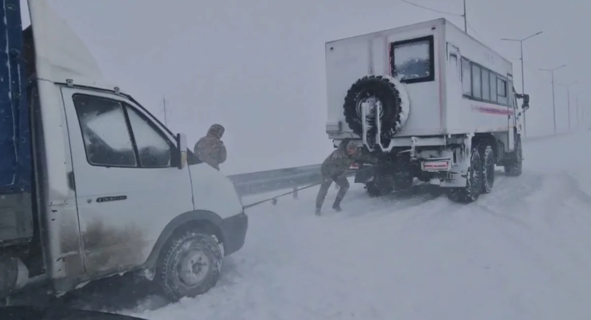 На трассе. Скриншот из видео ДЧС МО