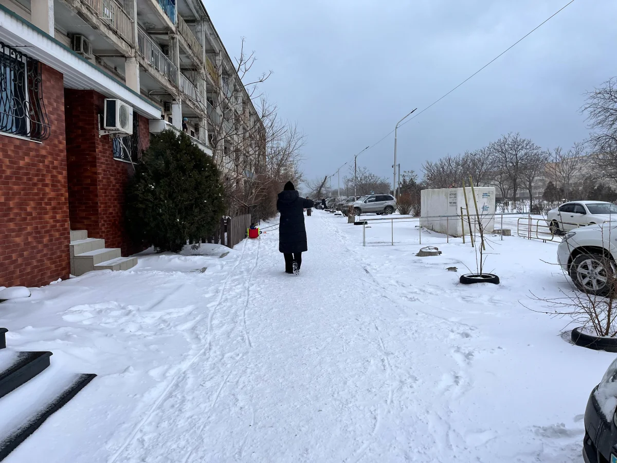 Снежный Актау. Фото автора