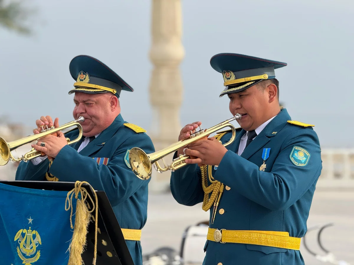 Военные музыканты. Фото: РГК "Батыс"