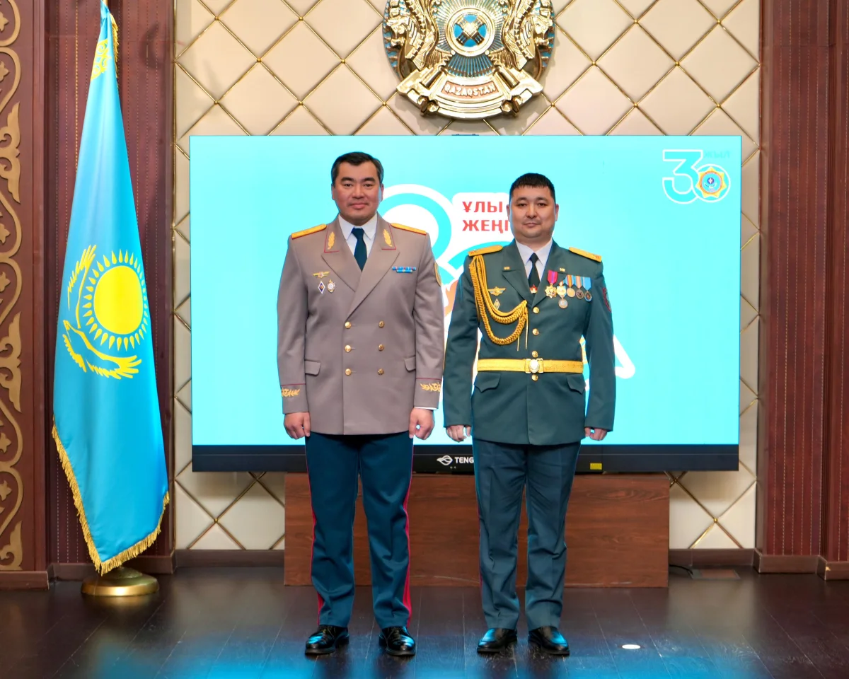 Чингиз Аринов и Мурат Муханов. Фото: МЧС РК