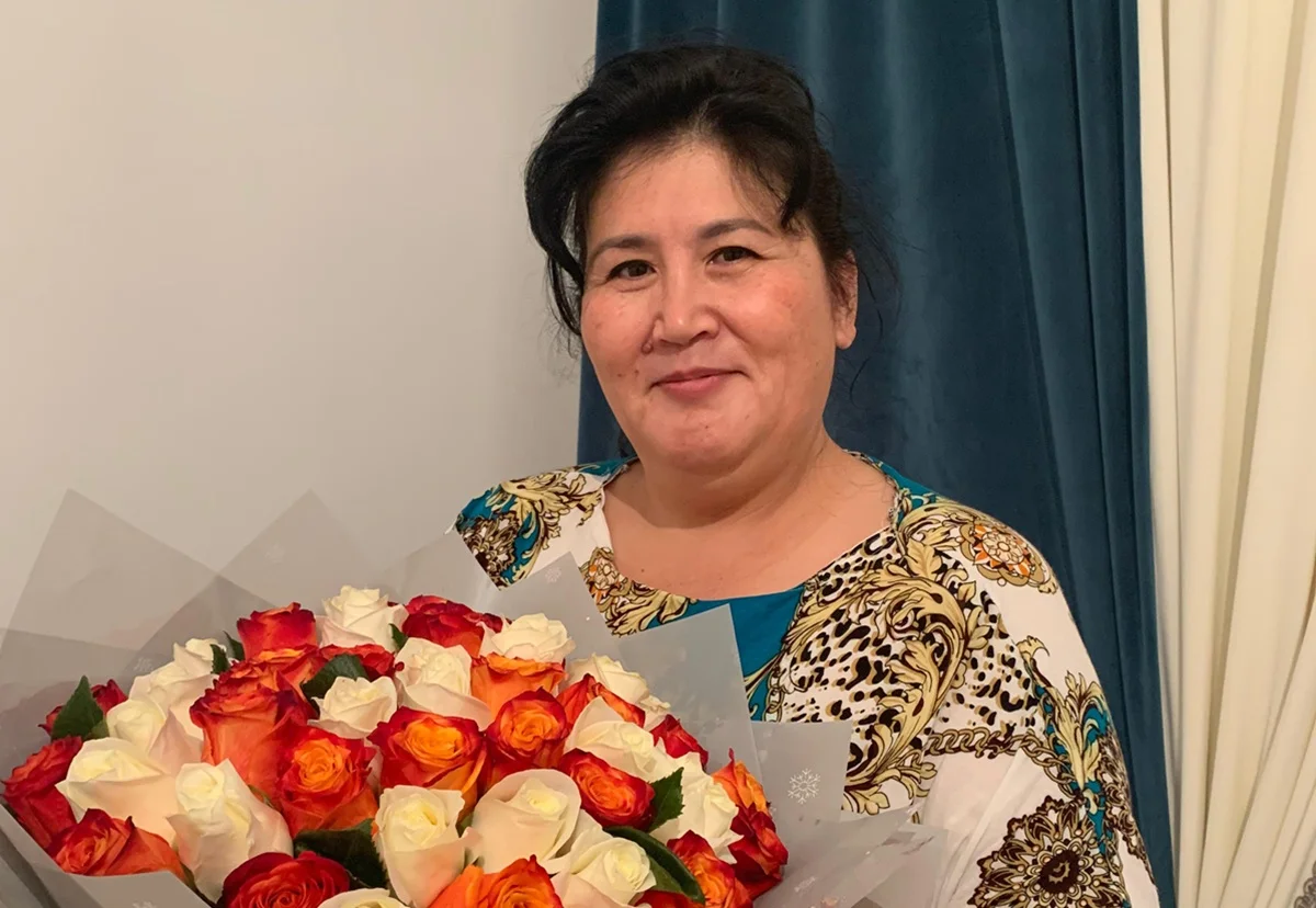 Фото предоставлено сыном Назиры Акержановой