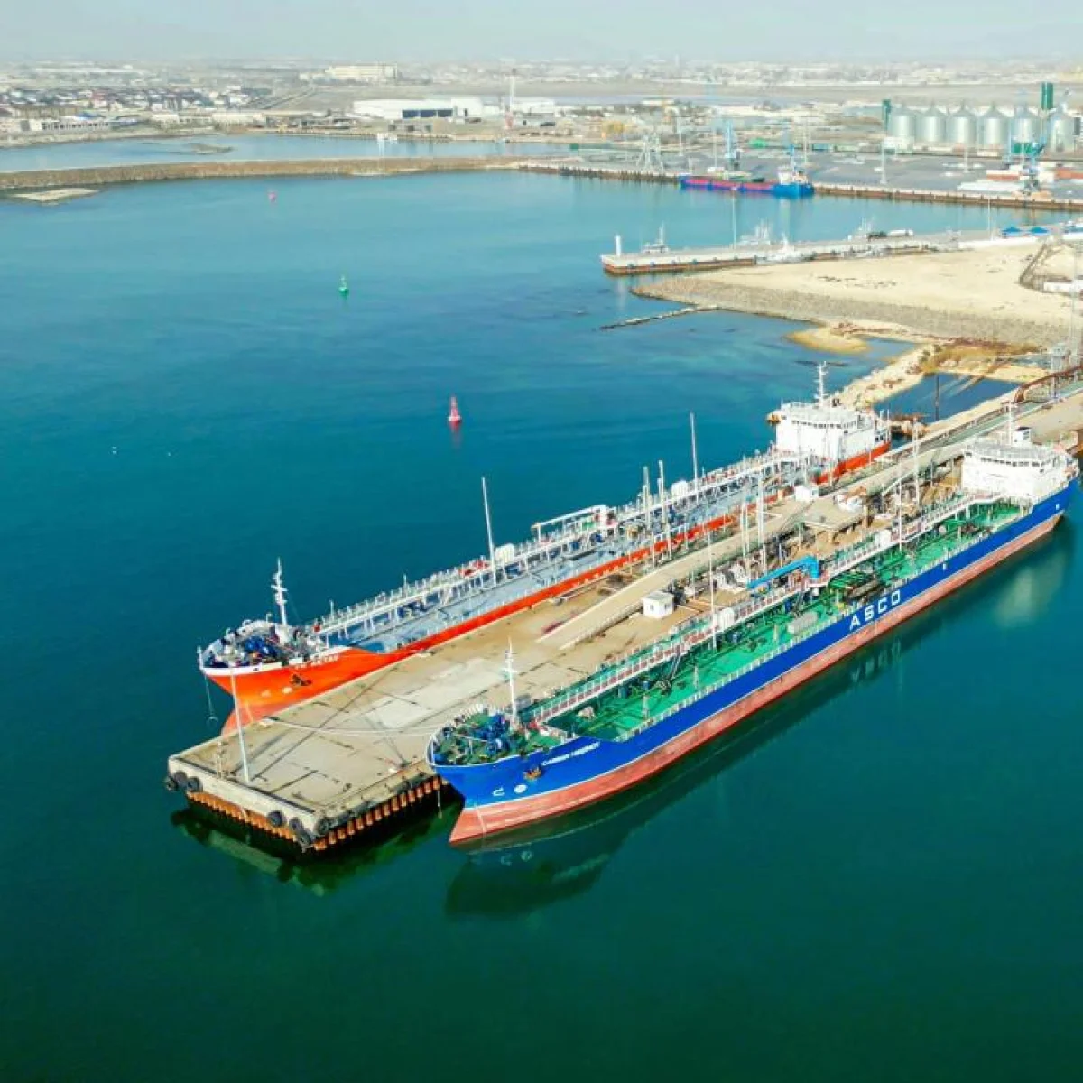 Порт Актау. Фото: Минтранспорта РК