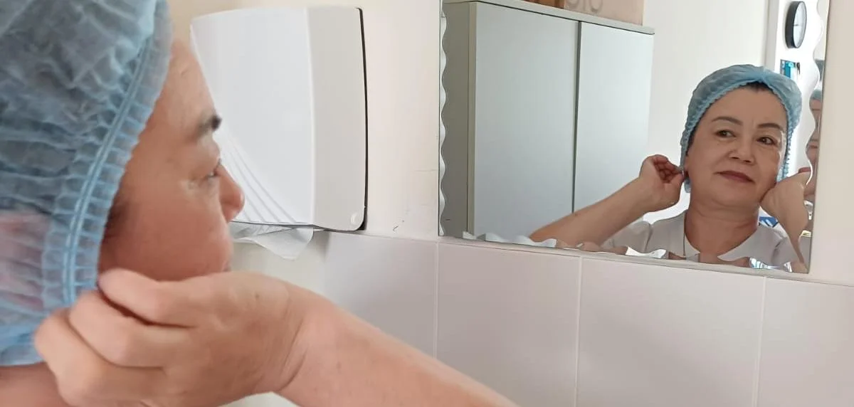 Медсестра Шолпан Авезова. Фото автора