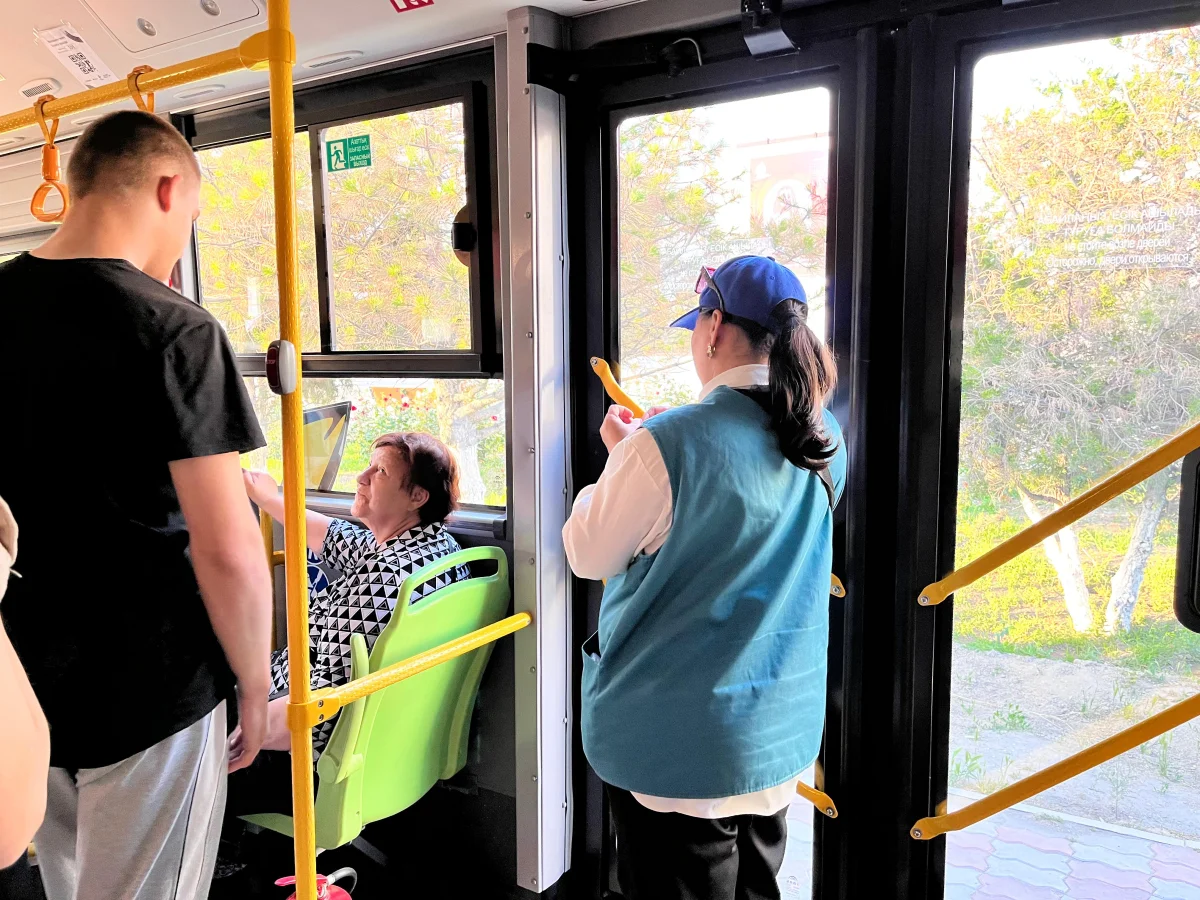 В автобусе. Фото автора