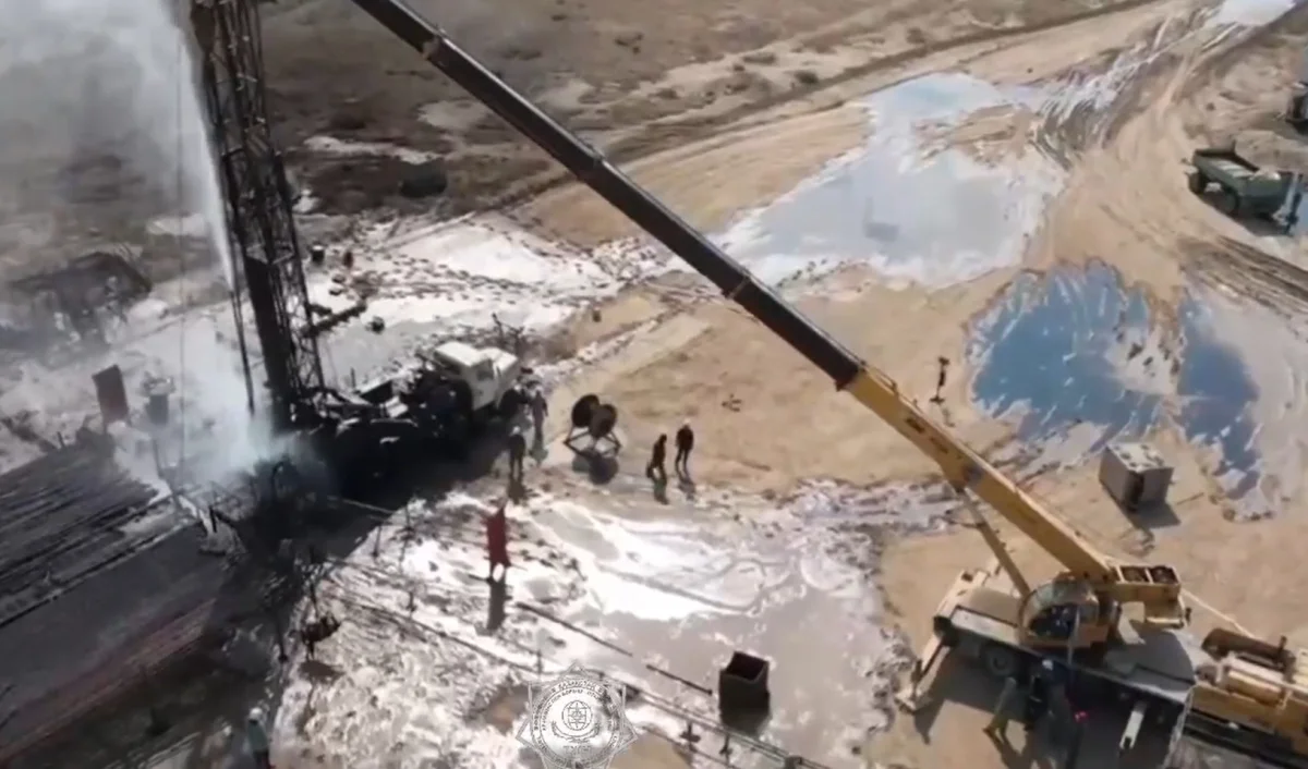 Скриншот из видео МЧС РК