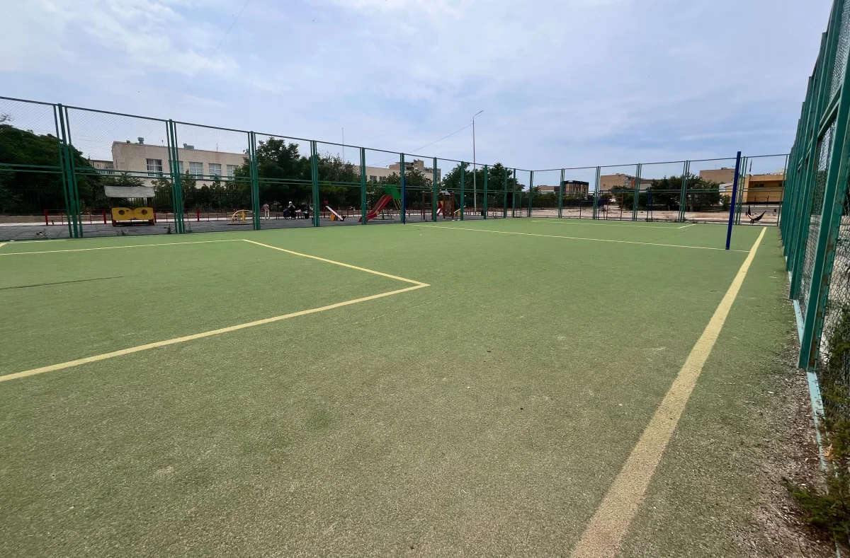 Футбольное поле. Фото автора