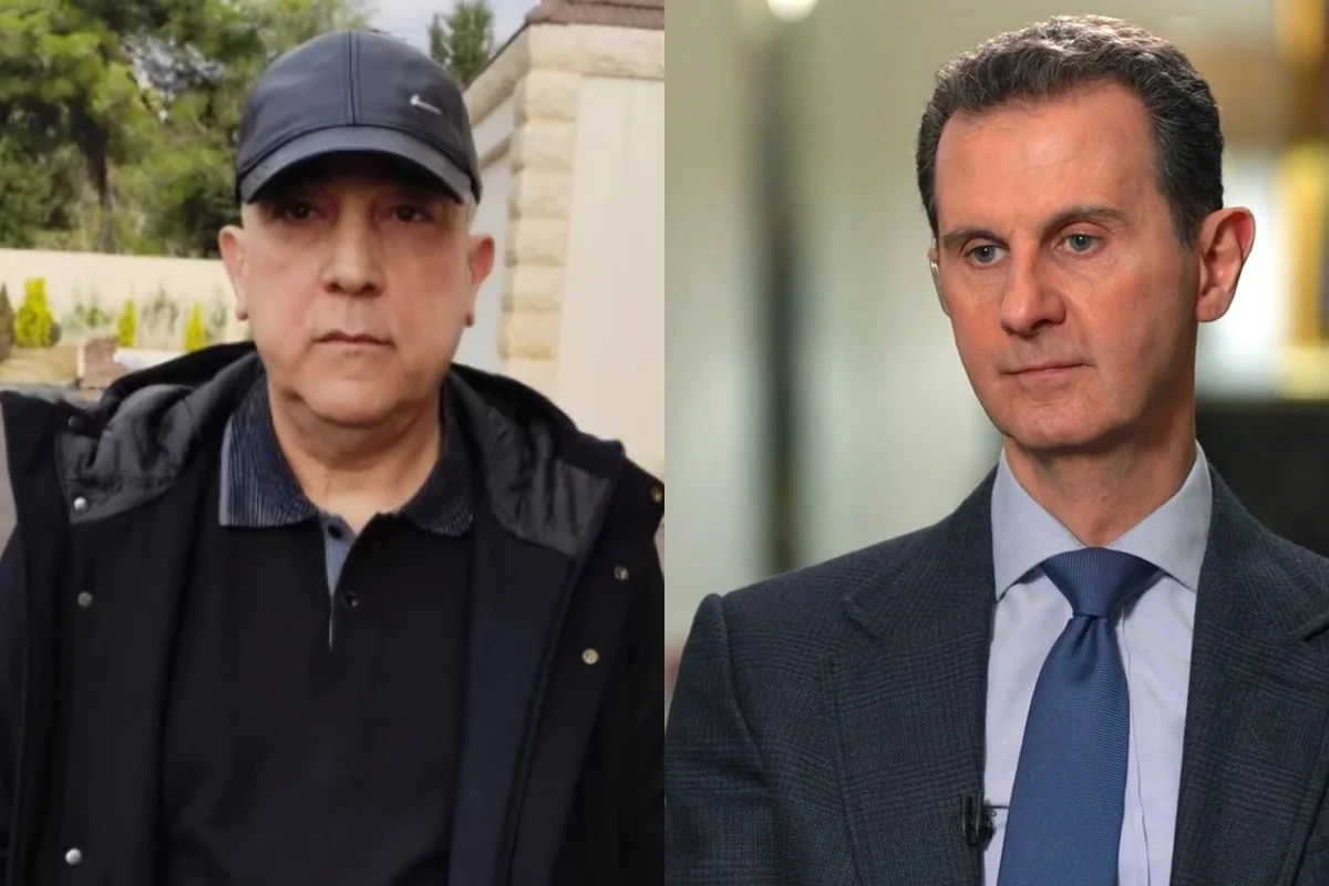 Васим Асад и Башар Асад. Фото: Сирийское телевидение / oxu.az