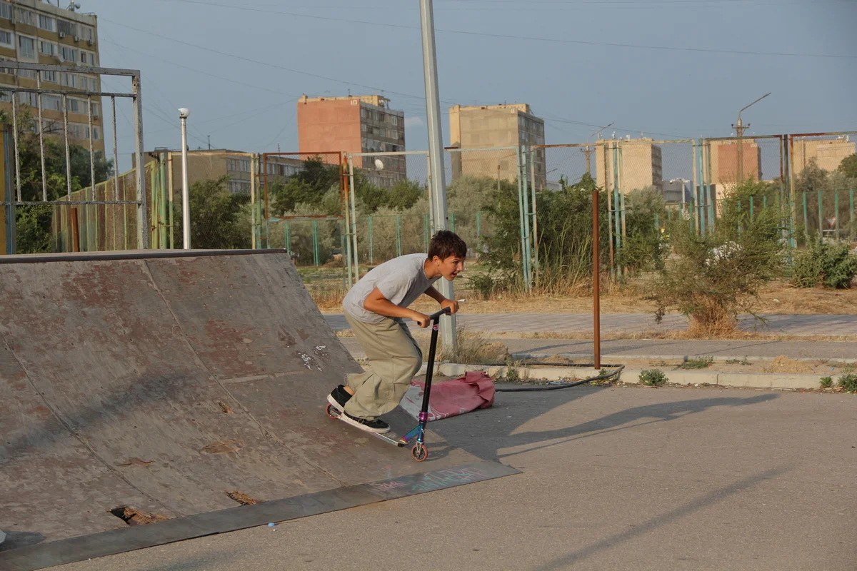 Скейтплощадка в Актау. Фото: О. Ярославская/Lada.kz
