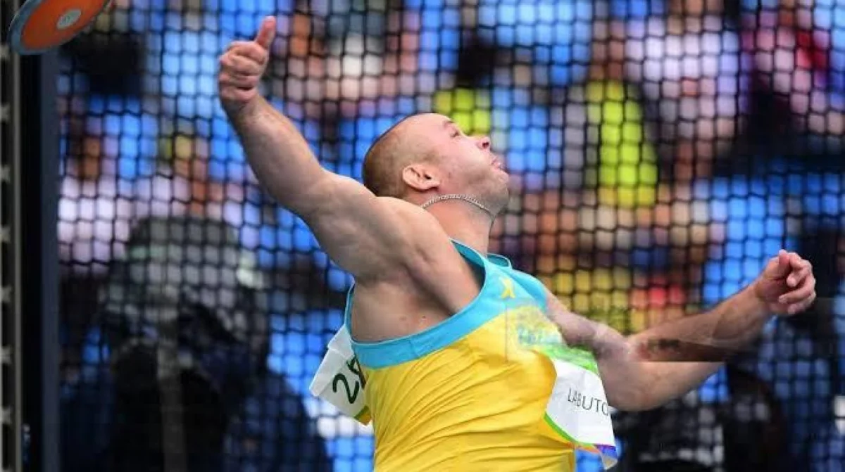 На снимке: Евгений Лабутов. Фото: qazathletics.kz