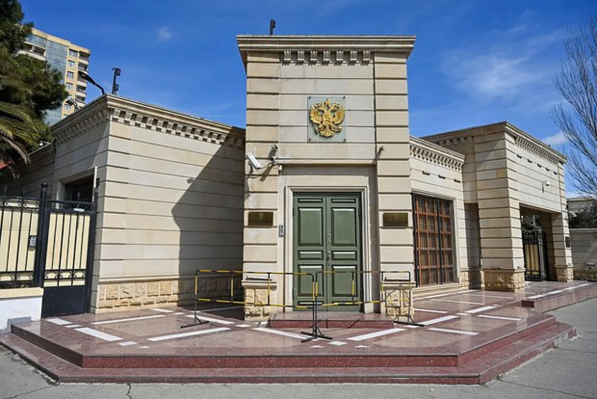 Посольство РФ в Баку. Фото: Мурад Оруджев / Sputnik / РИА Новости