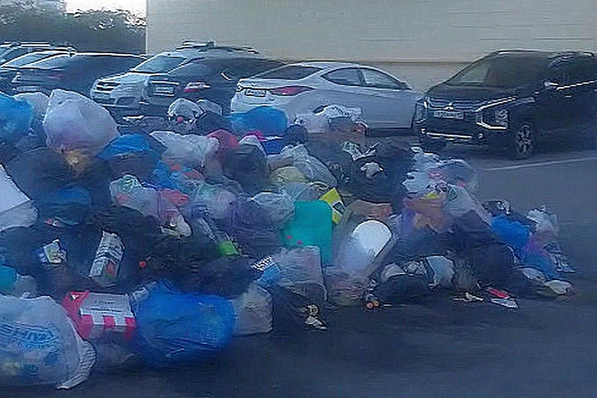 Мусорное бедствие. Фото предоставил Серик