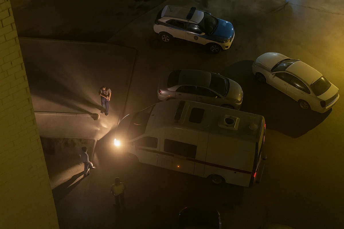 Фото с места происшествия, улучшенное при помощи ИИ