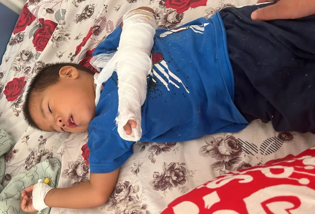 фото прислано матерью пострадавшего