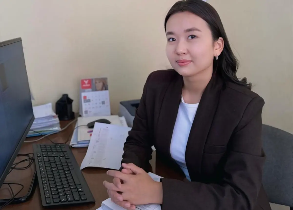 Диана Жайлаубаева. Фото предоставили в департаменте санитарно-эпидемиологического контроля Мангистауской области