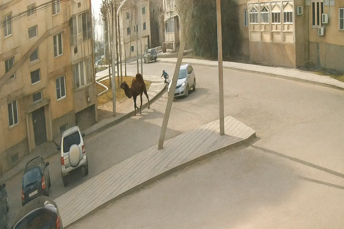 Кадр видео, улучшенный с помощью ИИ