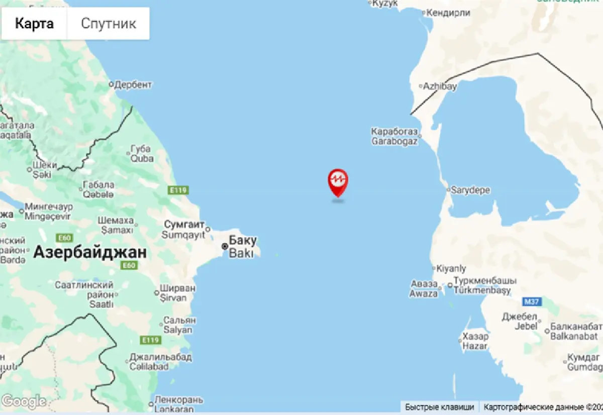 Снимок с сайта seismology.az